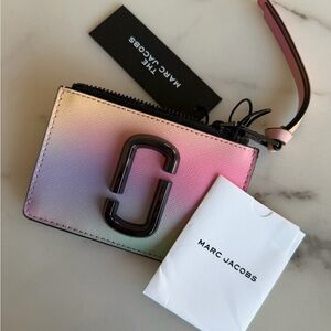 NWT 🌈 Marc Jacobs Pastel Ombre Card Holder